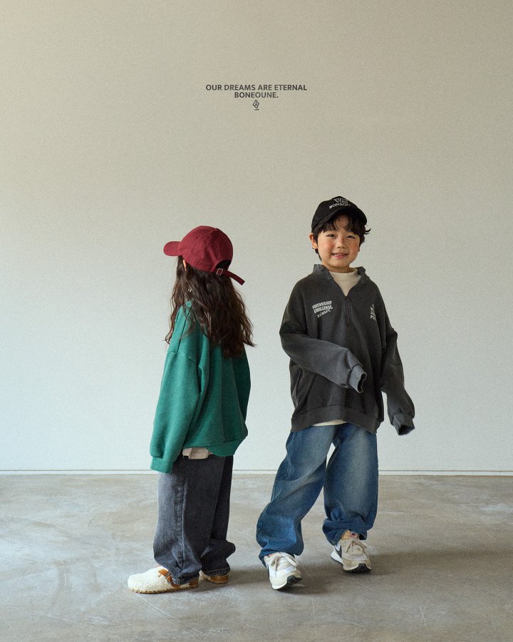 Boneoune - Korean Children Fashion - #designkidswear - Rucker Half Zip-up - 9