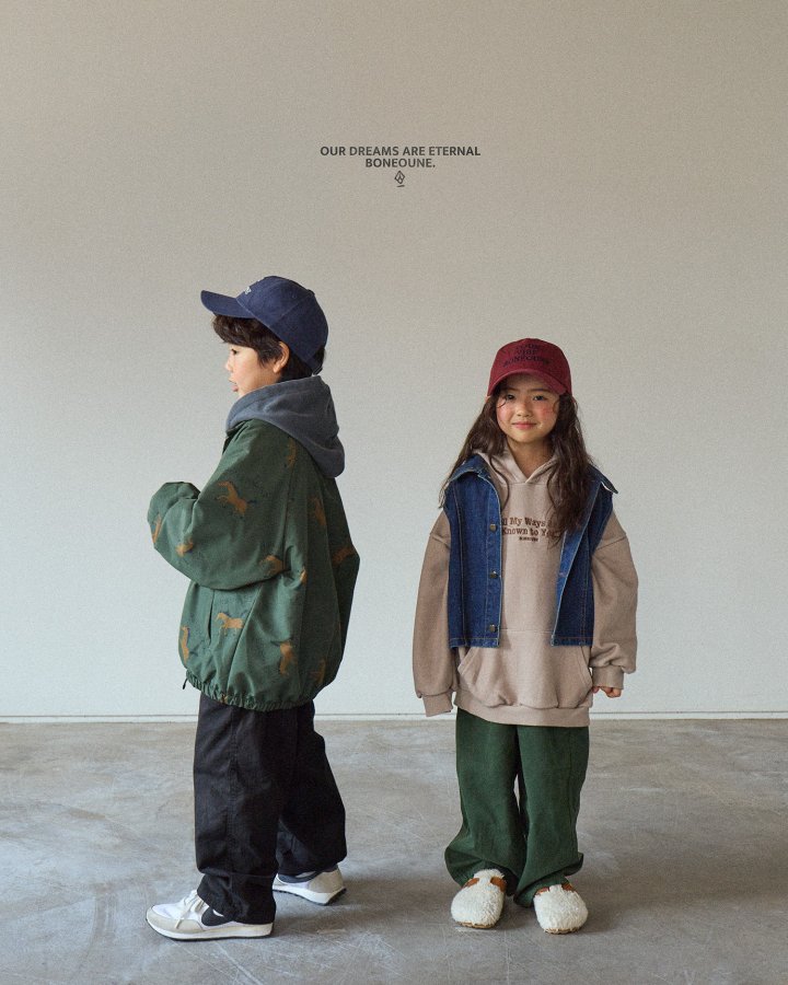 Boneoune - Korean Children Fashion - #designkidswear - Highteen Denim Vest - 8