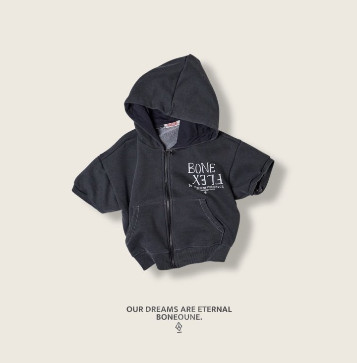 Boneoune - Korean Children Fashion - #designkidswear - Flex Hoodie Zip-up - 5