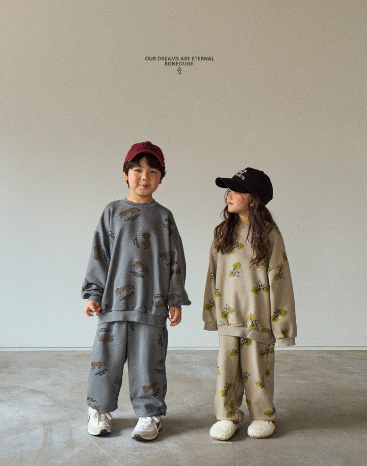 Boneoune - Korean Children Fashion - #designkidswear - Leopard Sweatshirt - 9