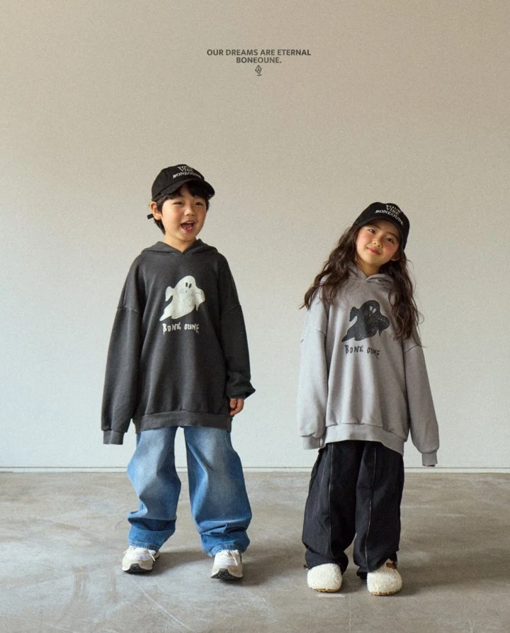 Boneoune - Korean Children Fashion - #childrensboutique - Scary Pig Hoodie - 4