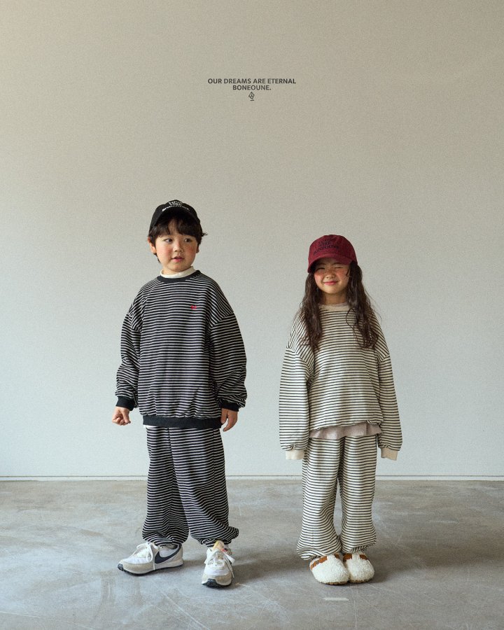 Boneoune - Korean Children Fashion - #designkidswear - Monoline Sweatshirt - 12