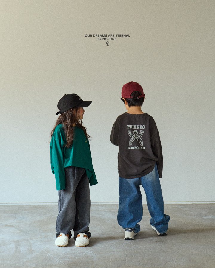 Boneoune - Korean Children Fashion - #designkidswear - Easy Stretch Denim Pants - 8