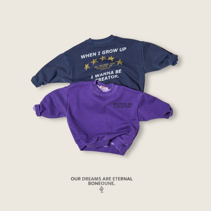 Boneoune - Korean Children Fashion - #discoveringself - Creator Sweatshirt - 12