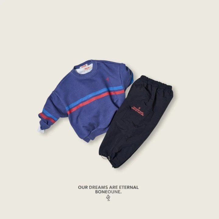 Boneoune - Korean Children Fashion - #discoveringself - Two Flowers Pigment Sweatshirt - 8