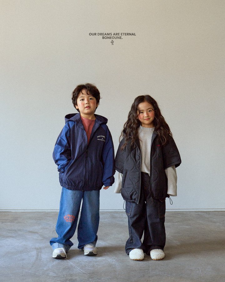 Boneoune - Korean Children Fashion - #discoveringself - Wannabe Hoodie Zip-up (Kids) - 5