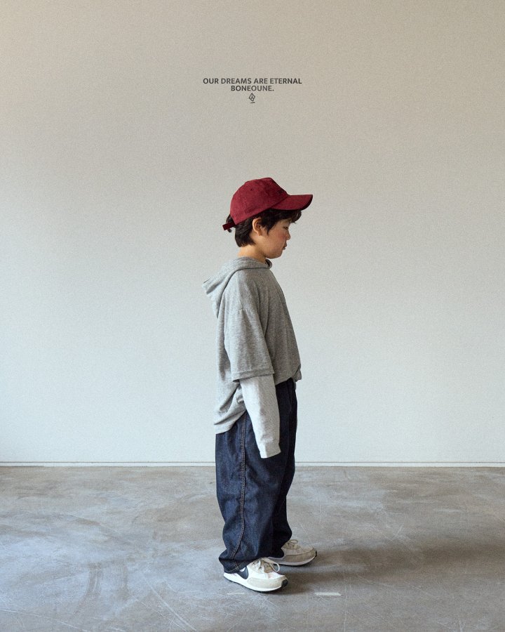 Boneoune - Korean Children Fashion - #discoveringself - Layered Hoodie - 8