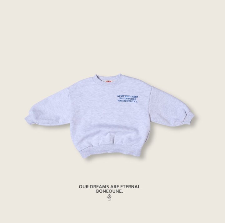 Boneoune - Korean Children Fashion - #discoveringself - Love French Sweatshirt - 10