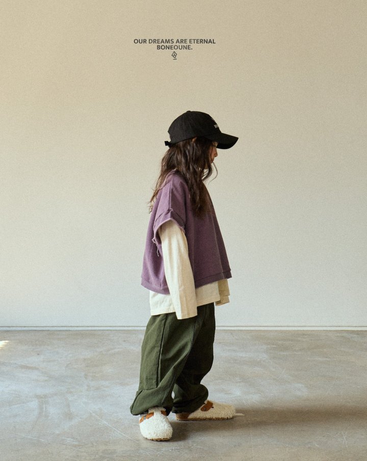 Boneoune - Korean Children Fashion - #discoveringself - Wide Crop Vest - 9