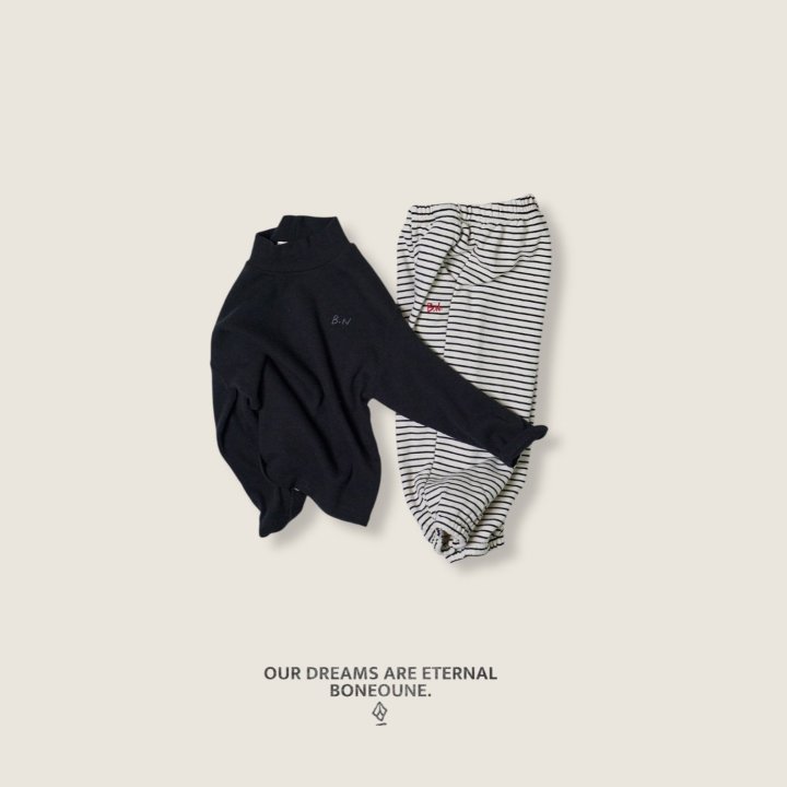 Boneoune - Korean Children Fashion - #discoveringself - Monoline Jogger Pants - 10