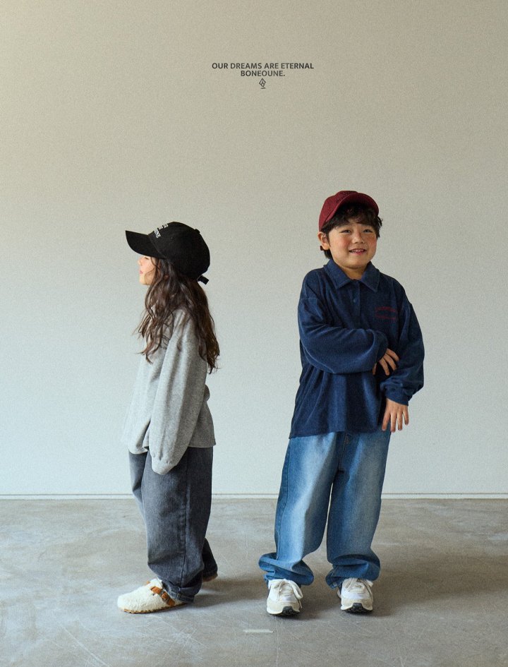Boneoune - Korean Children Fashion - #discoveringself - Easy Stretch Denim Pants - 9