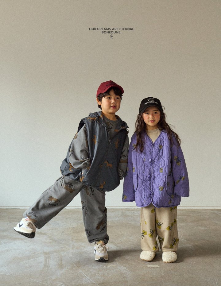 Boneoune - Korean Children Fashion - #fashionkids - Leopard Jogger Pants - 10