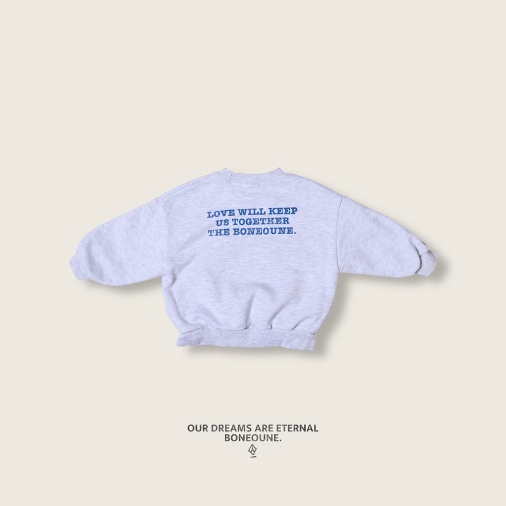 Boneoune - Korean Children Fashion - #fashionkids - Love French Sweatshirt - 11