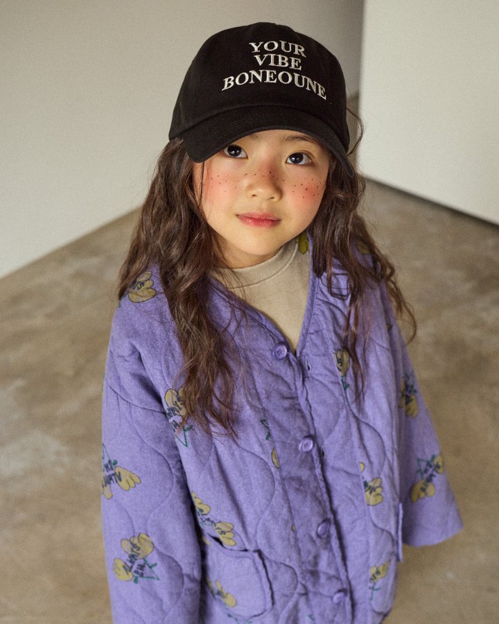 Boneoune - Korean Children Fashion - #fashionkids - Two Flower Quilted Overlap Jacket - 9