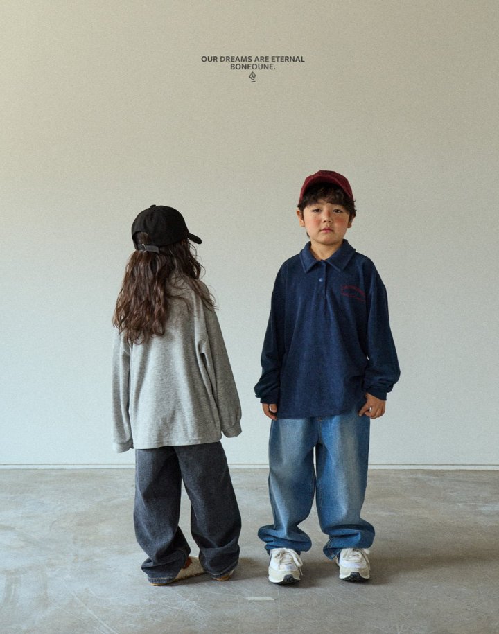Boneoune - Korean Children Fashion - #fashionkids - Easy Stretch Denim Pants - 10