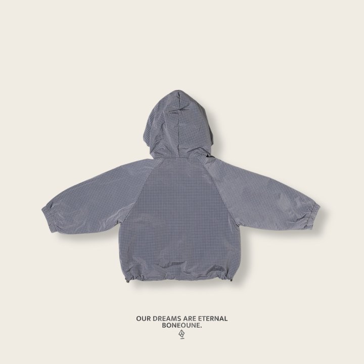 Boneoune - Korean Children Fashion - #kidsshorts - Ribbed Hooded Windbreaker (Kids) - 11