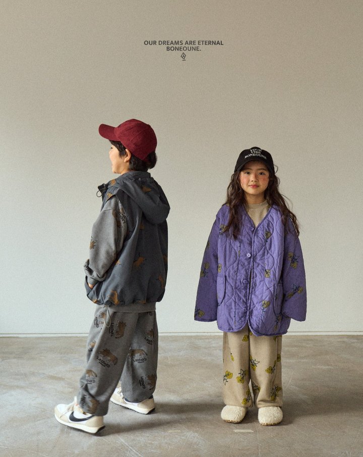 Boneoune - Korean Children Fashion - #kidsshorts - Leopard Jogger Pants - 11