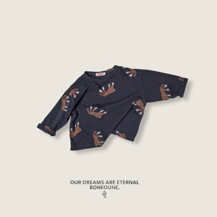 Boneoune - Korean Children Fashion - #kidsshorts - Leopard All-over Print Tee - 6