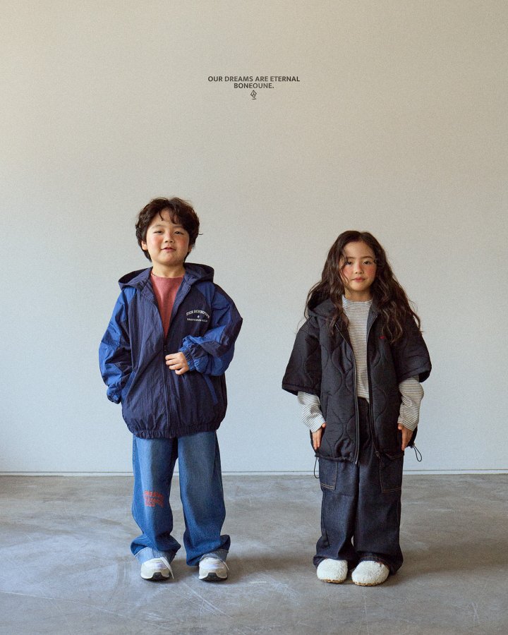 Boneoune - Korean Children Fashion - #kidzfashiontrend - Wannabe Hoodie Zip-up (Junior) - 8