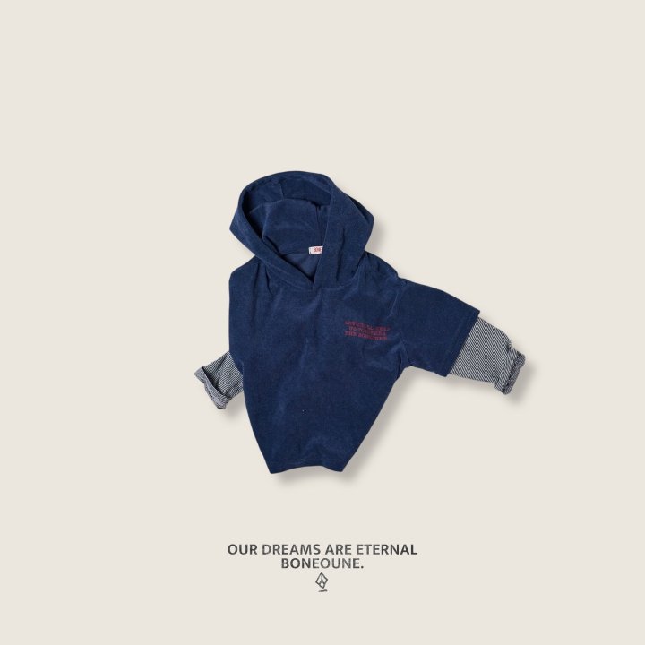Boneoune - Korean Children Fashion - #kidzfashiontrend - Layered Hoodie - 12