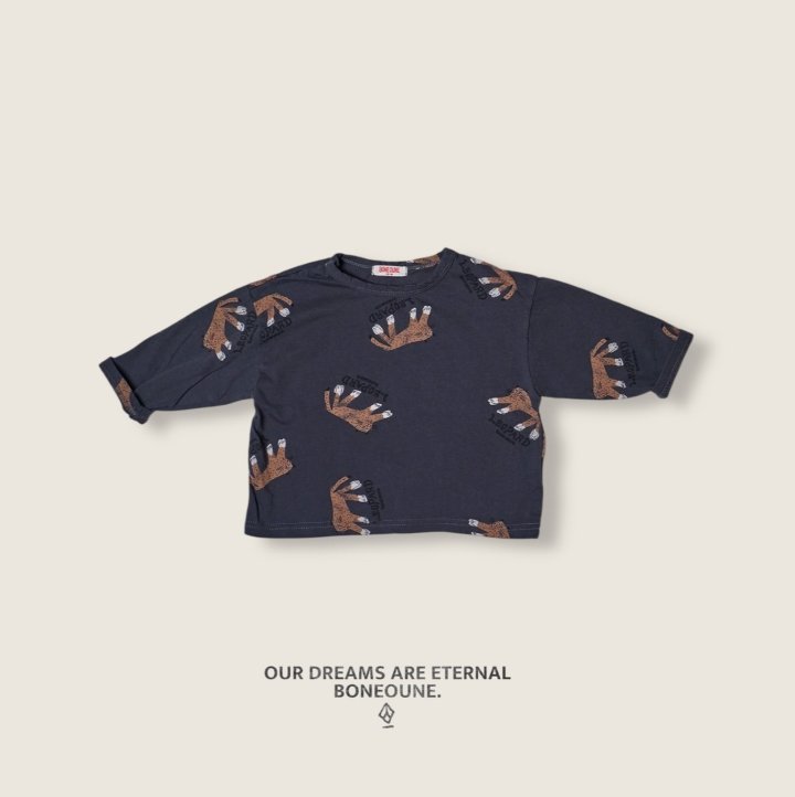 Boneoune - Korean Children Fashion - #kidzfashiontrend - Leopard All-over Print Tee - 8