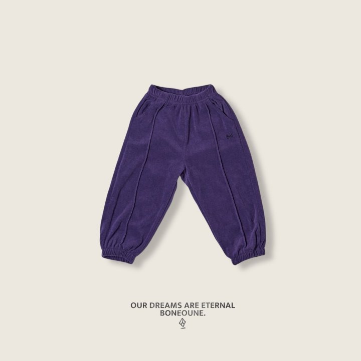 Boneoune - Korean Children Fashion - #littlefashionista - Titan Terry Jogger Pants - 4
