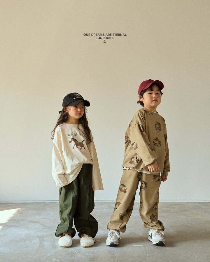 Boneoune - Korean Children Fashion - #magicofchildhood - Leopard Sweatshirt - 4