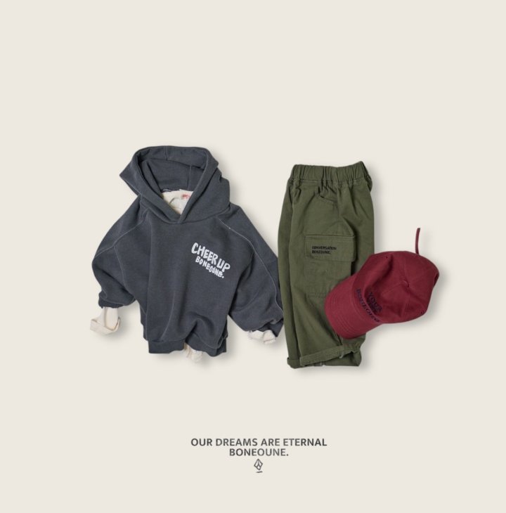 Boneoune - Korean Children Fashion - #minifashionista - Pig Up Jogger Pants - 7