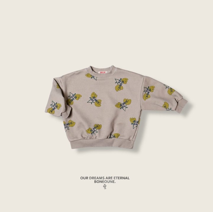 Boneoune - Korean Children Fashion - #minifashionista - Always Flower Sweatshirt - 11
