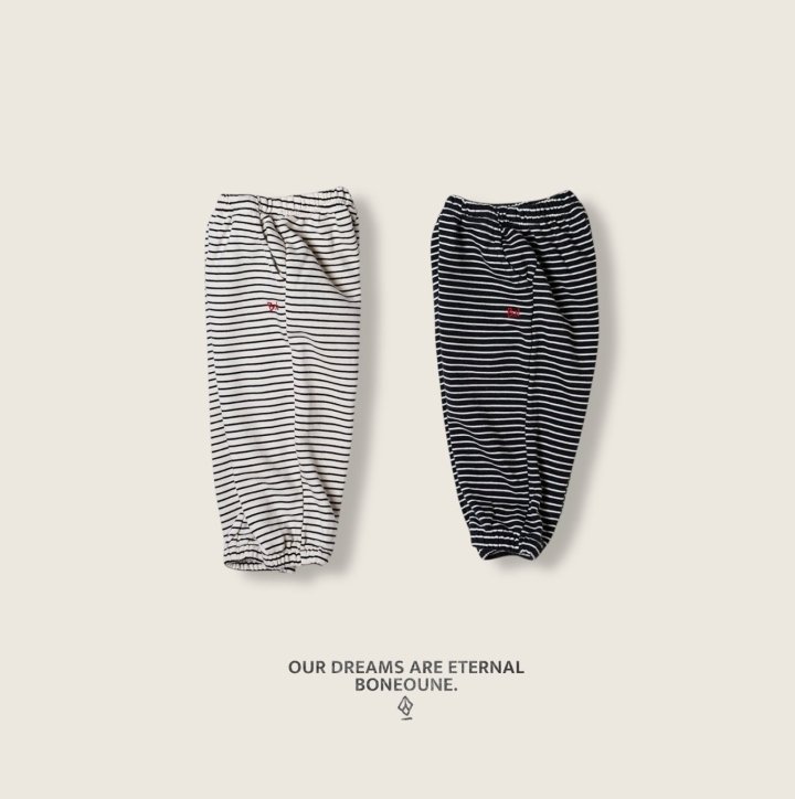 Boneoune - Korean Children Fashion - #magicofchildhood - Monoline Jogger Pants - 4