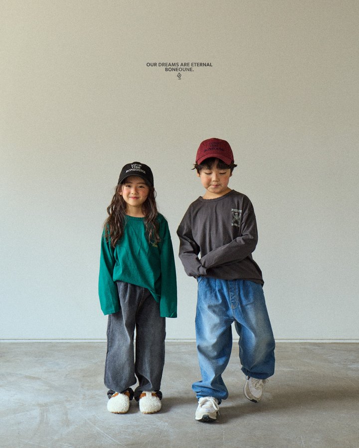 Boneoune - Korean Children Fashion - #minifashionista - Easy Stretch Denim Pants - 3