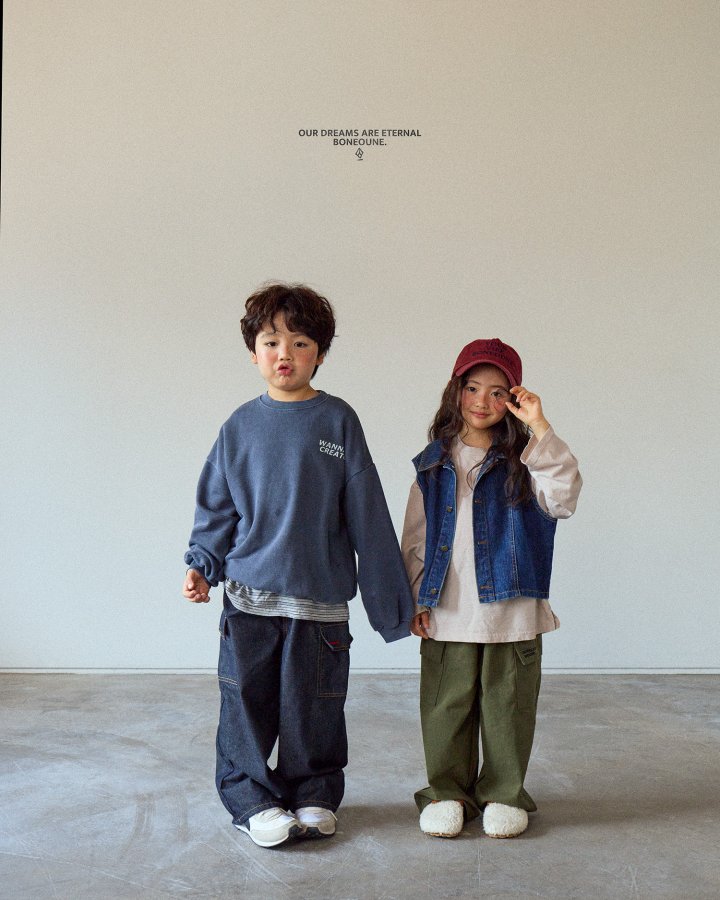 Boneoune - Korean Children Fashion - #prettylittlegirls - Creator Sweatshirt - 7