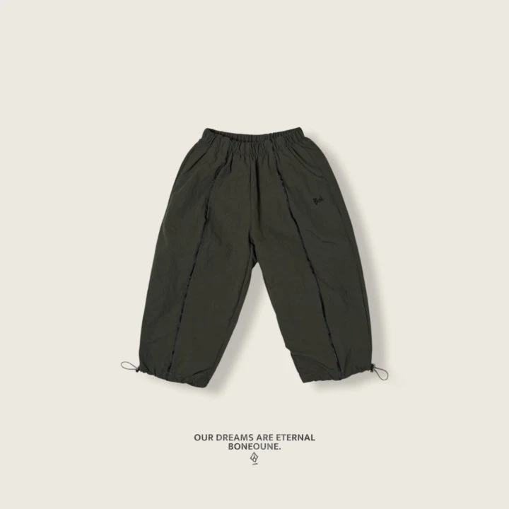 Boneoune - Korean Children Fashion - #stylishchildhood - Line String Pants - 8