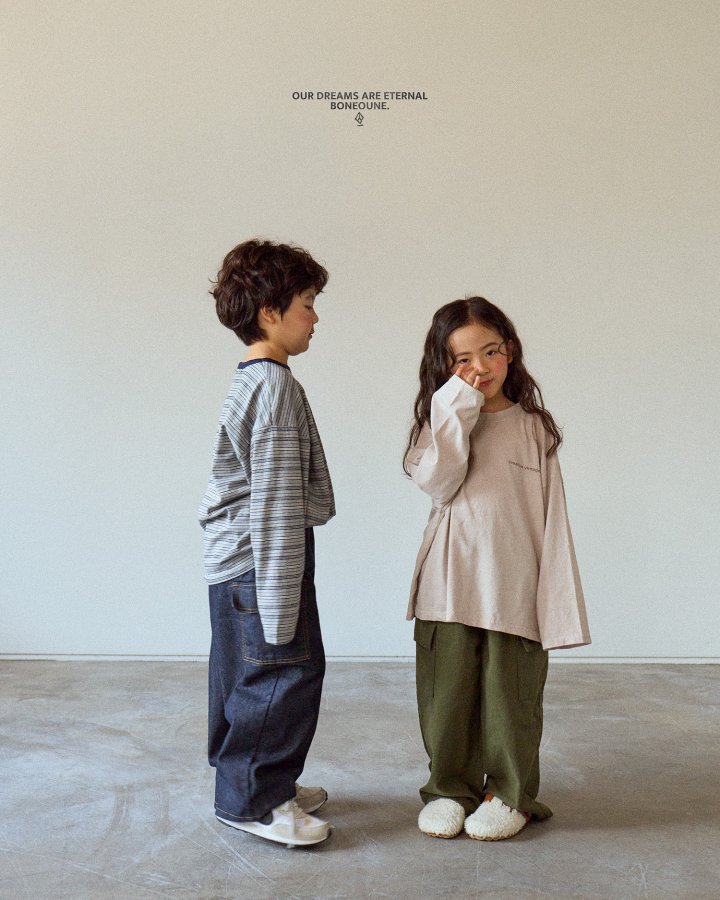 Boneoune - Korean Children Fashion - #stylishchildhood - Pig Loose Tee - 7