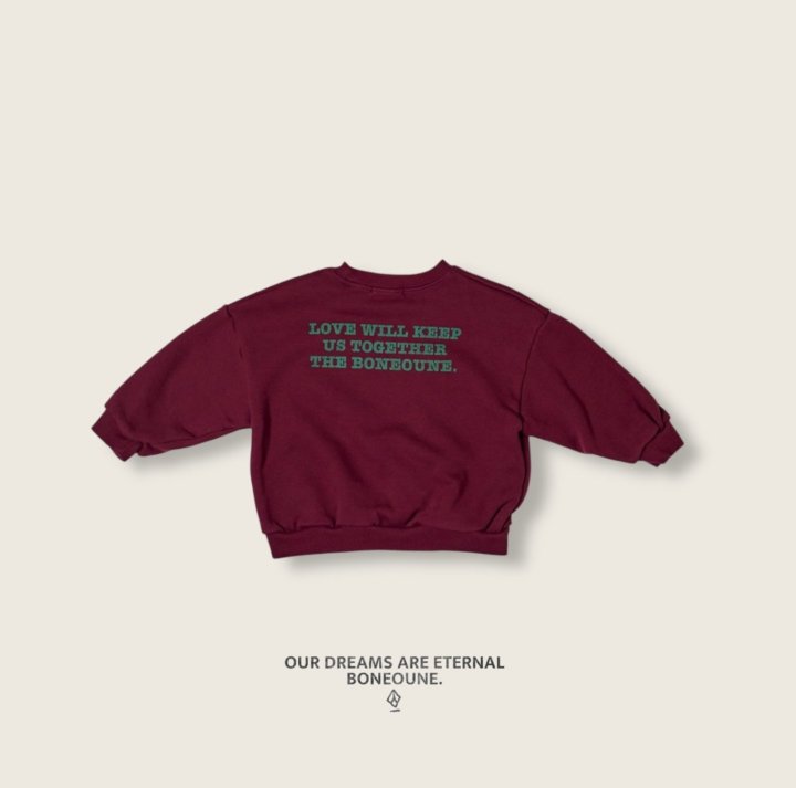 Boneoune - Korean Children Fashion - #stylishchildhood - Love French Sweatshirt - 6