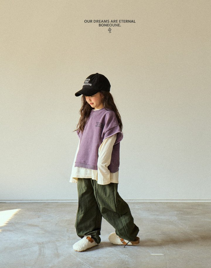 Boneoune - Korean Children Fashion - #stylishchildhood - Wide Crop Vest - 5