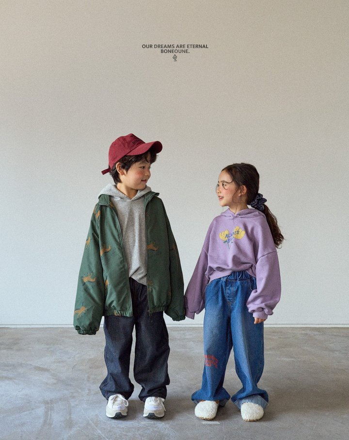 Boneoune - Korean Children Fashion - #todddlerfashion - Autumn Horse Raglan Jacket (Junior) - 12