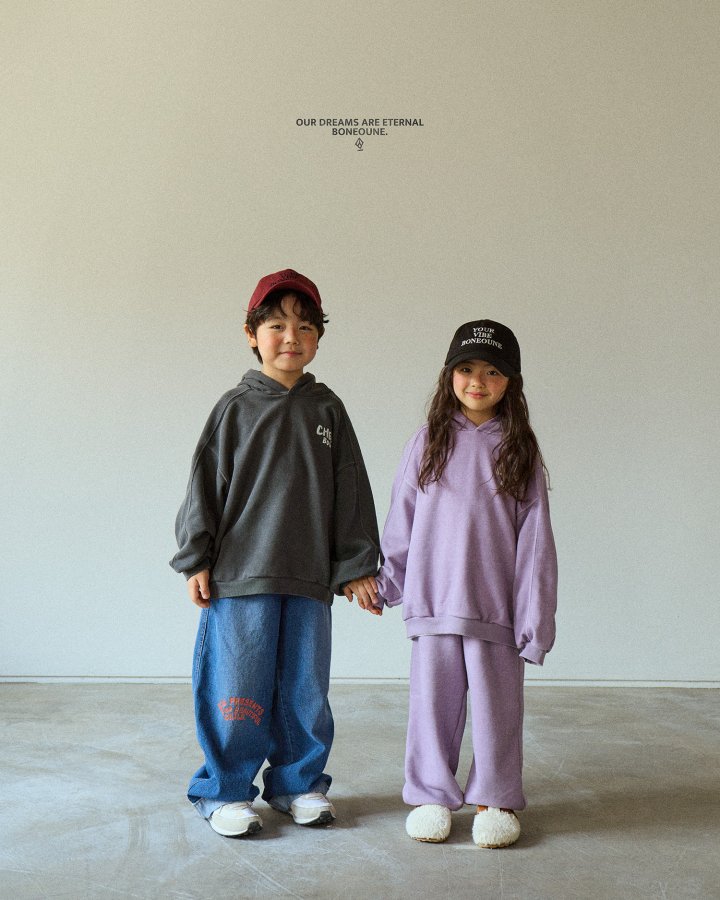 Boneoune - Korean Children Fashion - #todddlerfashion - Pig Up Jogger Pants - 9