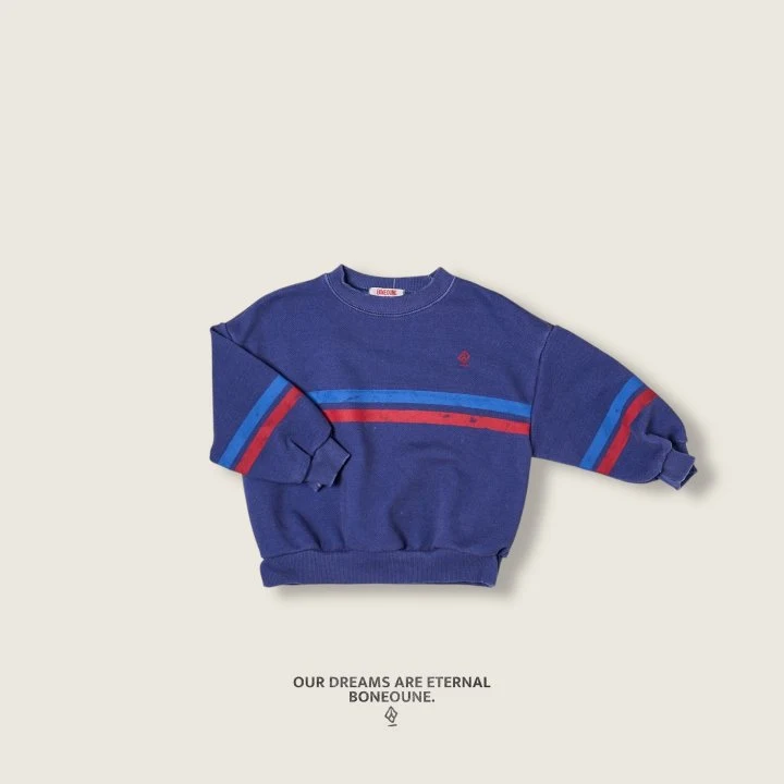 Boneoune - Korean Children Fashion - #toddlerclothing - Two Flowers Pigment Sweatshirt - 3