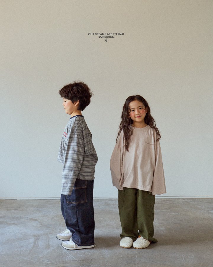 Boneoune - Korean Children Fashion - #toddlerclothing - Pig Loose Tee - 6