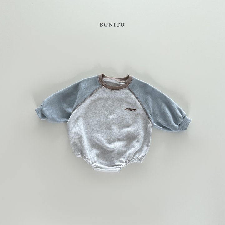 Bonito - Korean Baby Fashion - #babywear - Color Block Raglan Romper - 12