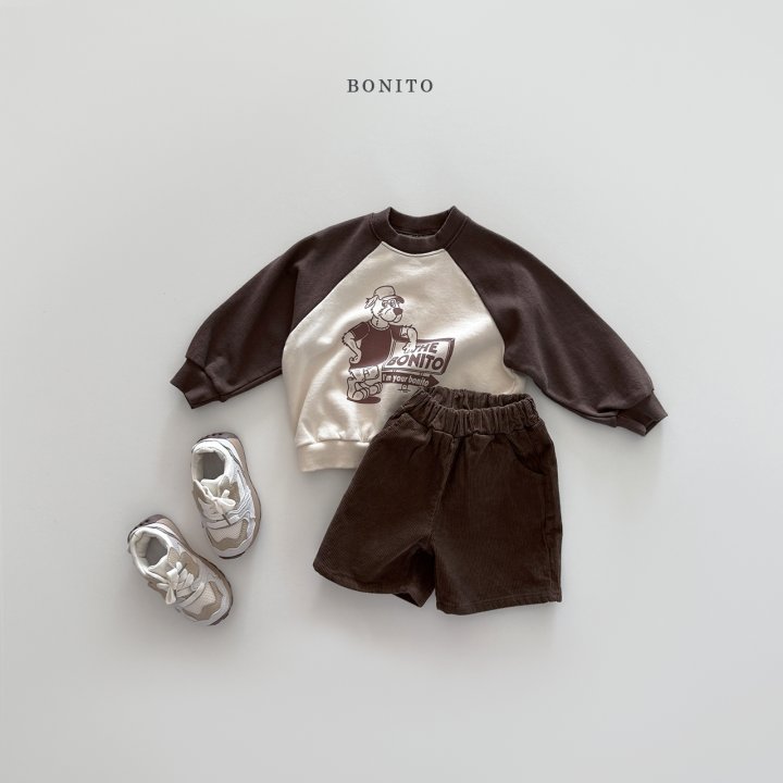 Bonito - Korean Children Fashion - #Kfashion4kids - Wolf Raglan Sweatshirt - 7