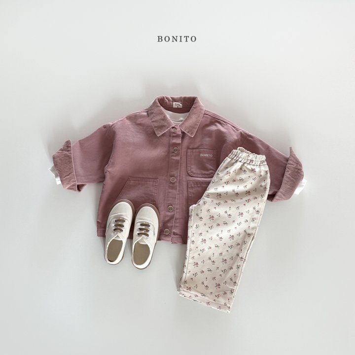 Bonito - Korean Children Fashion - #Kfashion4kids - Corduroy Collar Jacket - 10