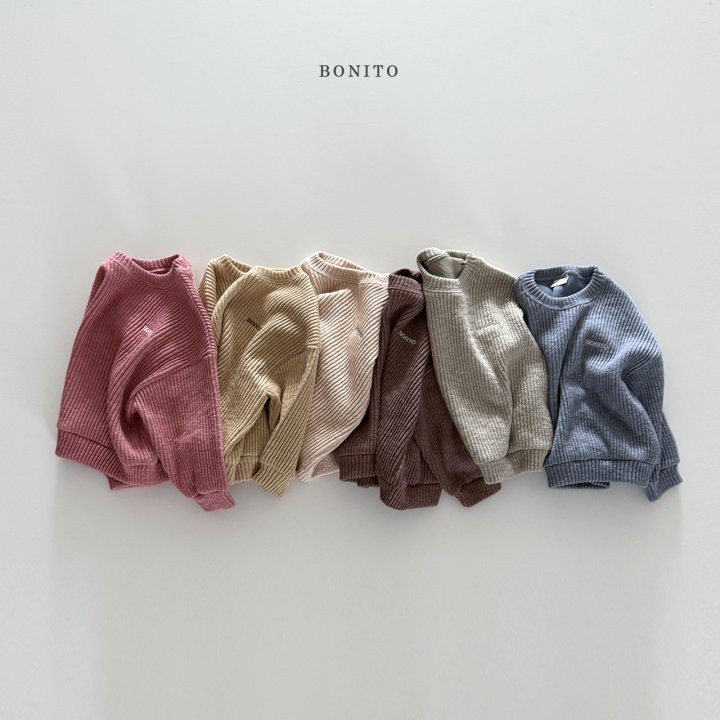 Bonito - Korean Children Fashion - #Kfashion4kids - Knit Sweatshirt