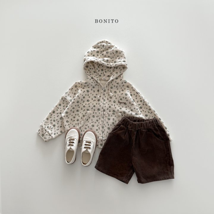 Bonito - Korean Children Fashion - #childofig - Waffle Hoodie Zip-Up - 10
