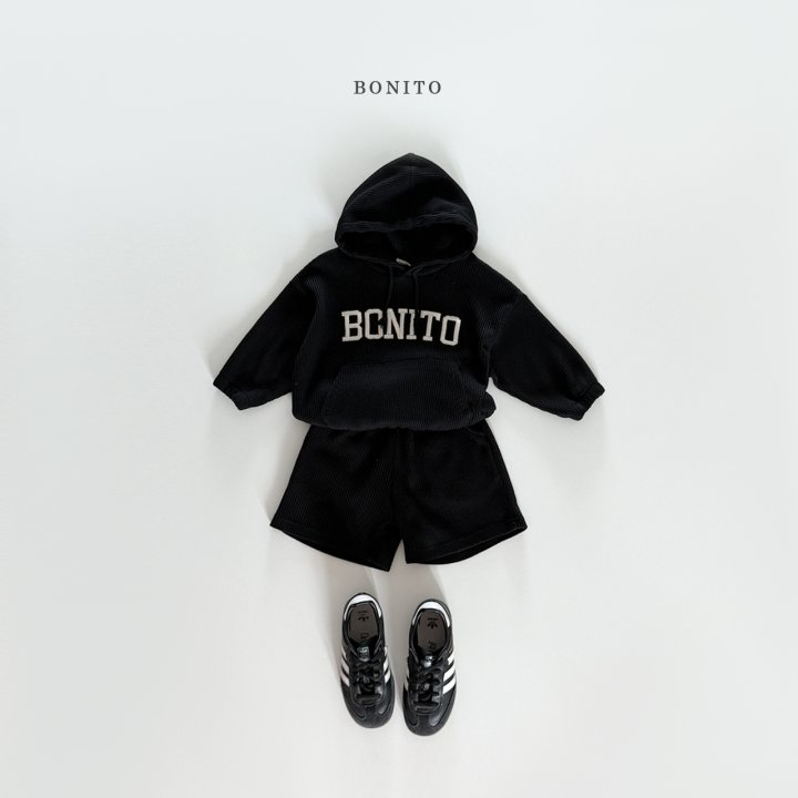 Bonito - Korean Children Fashion - #childofig - Bonito Waffle Hoodie Set - 9