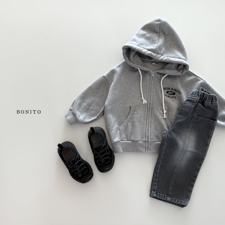 Bonito - Korean Children Fashion - #childofig - From Bonito Hoodie Zip-Up - 6