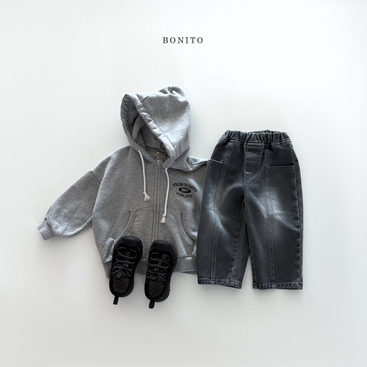 Bonito - Korean Children Fashion - #childofig - From Bonito Hoodie Zip-Up - 7