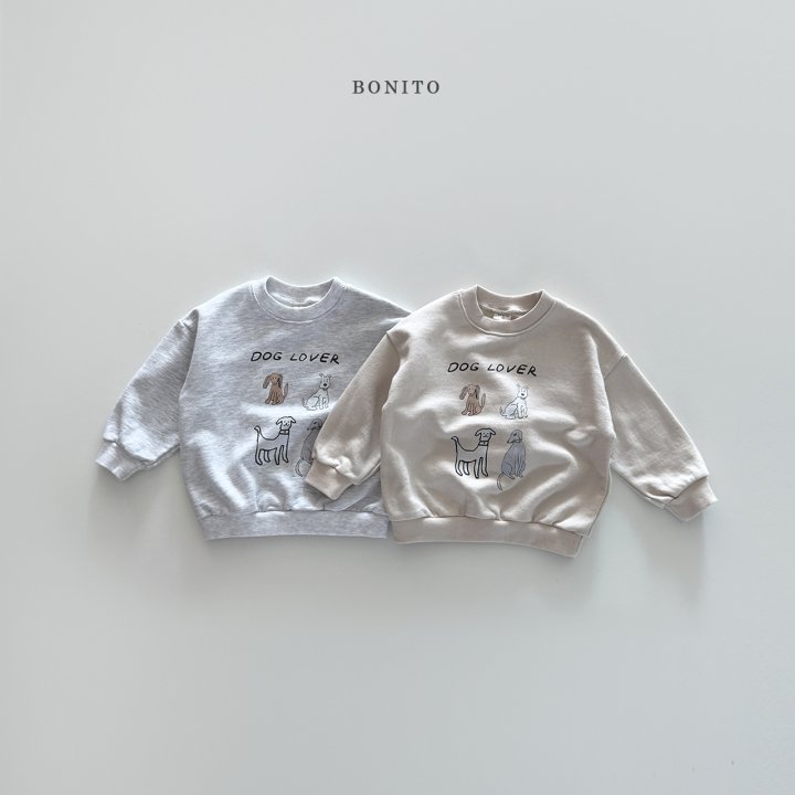 Bonito - Korean Children Fashion - #childofig - Dog Lover Sweatshirt - 4