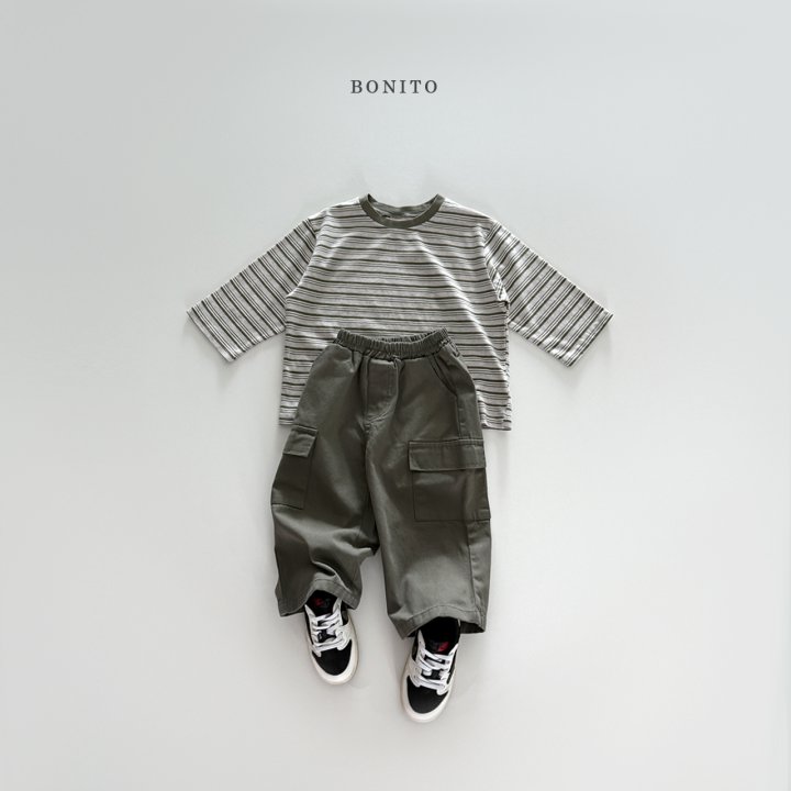 Bonito - Korean Children Fashion - #childrensboutique - Airiton Stripe Tee - 8